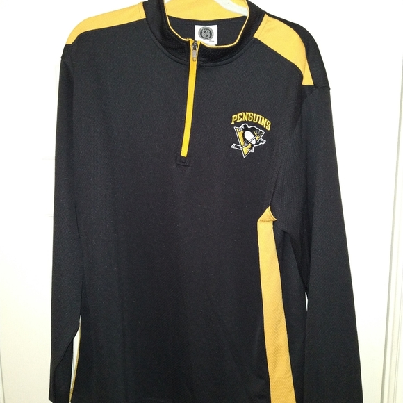 NHL Other - NHL Pittsburgh Penguins Quarter Zip Pullover Men's sz Large.
